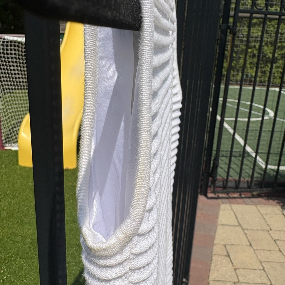 Ted Baker White Ribbed Mini Dress - Picture 4 of 7